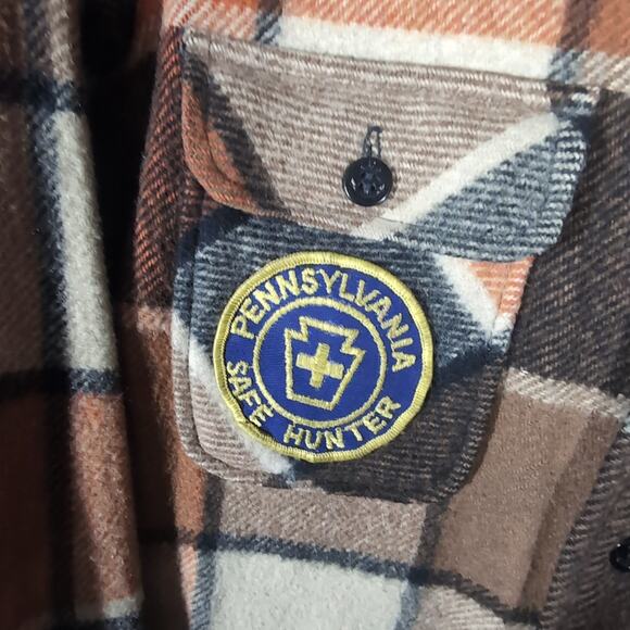 Fort Knapp Sportswear Vintage '50s '60s Wool CPO Button-up Shirt Jacket Small - Picture 5 of 10